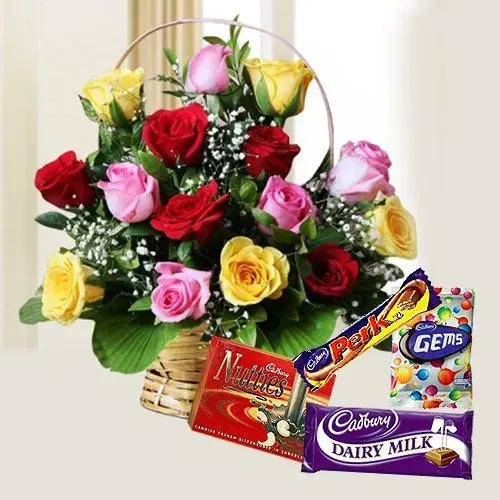 Deliver Roses N Cadbury Celebrations