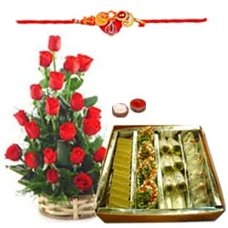 Delightful Rose Assortment with Sweets