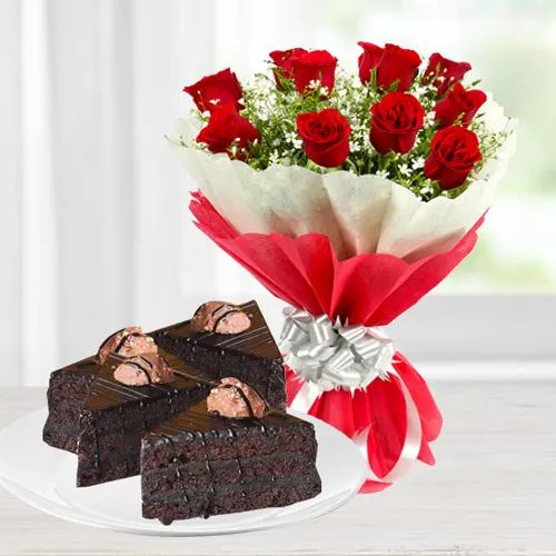 Enthralling Roses and Chocolate Duple