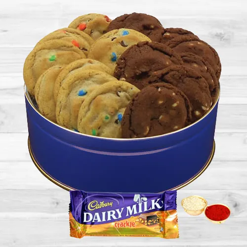 Assorted Cookies N Dairy Milk Crackle