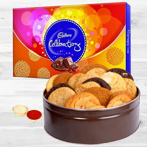 Assorted Cookies N Cadbury Celebrations Pack
