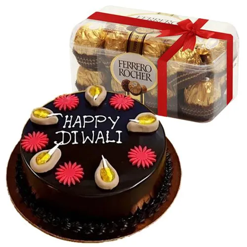 Chocolate Cake with Cadbury Celebration Chocolate Box