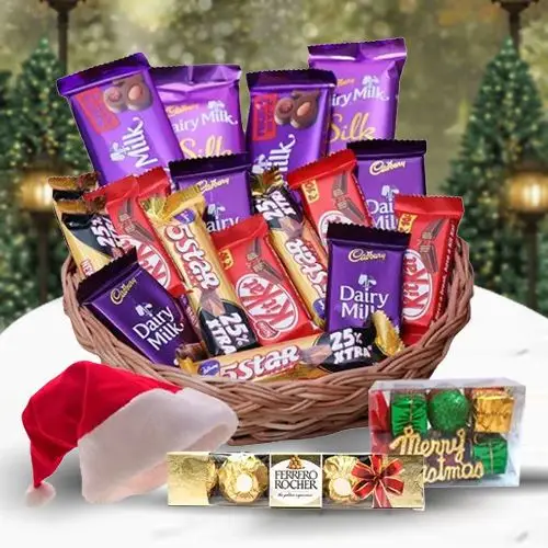 Chocolate Mania Christmas Goodies Basket