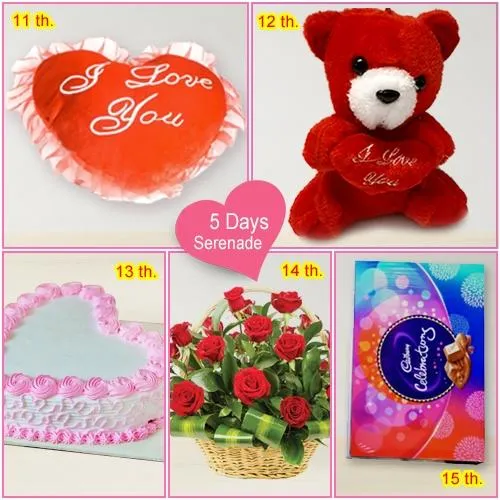 Shop for 5 Day Serenade Gift Online