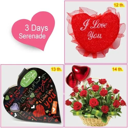 Deliver 3-Day Serenade Gifts to Her