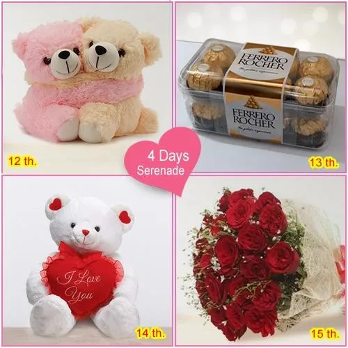 Order 4-Day Serenade Gift meant for Women