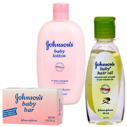 Buy Combination of Baby Soap, Cream and Hair Oil