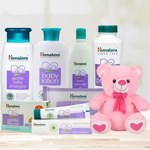 Send Himalaya Baby Care Gift Pack with Teddy