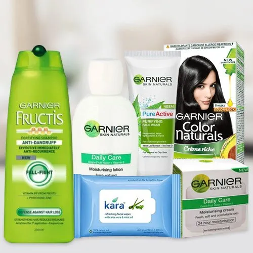 Send Garnier Skin N Hair Care Gift Hamper for Women