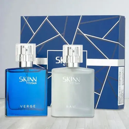 Send Titan Skinn Verge and Raw Fragrances Set for Men