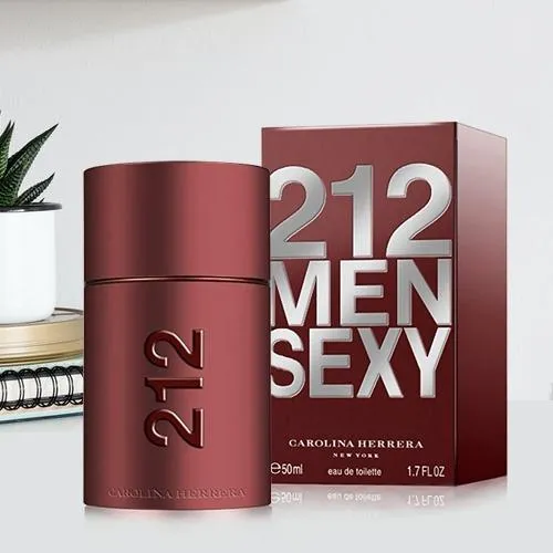 Delightful Selection of Carolina Herrera 212 Sexy Men Eau de Toilette for Her