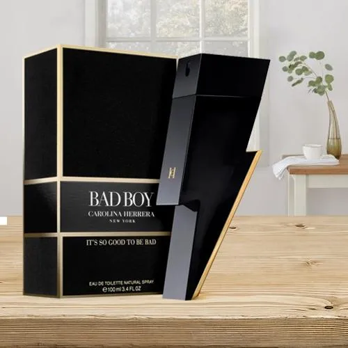 Charming Gift of Carolina Herrera Bad Boy Eau De Toilette for Men