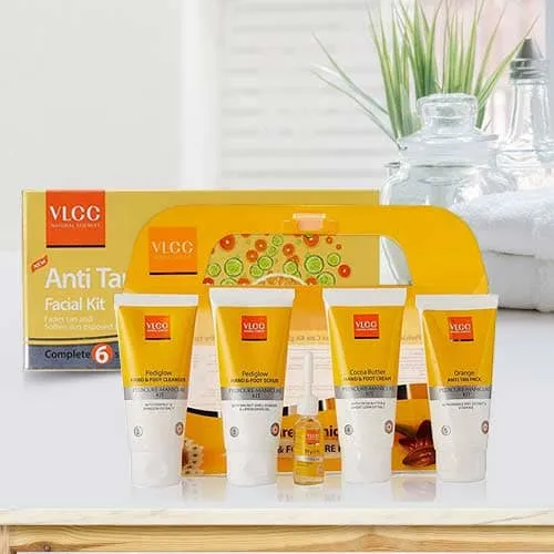 Amazing Gift of VLCC Pedicure and Manicure Kit with VLCC Anti Tan Facial Kit