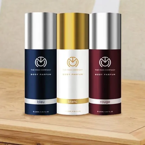 Delightful The Man Company Body Perfume Trio Deodorant Set for Men