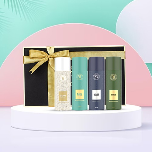 Wonderful Fragrance N Beyond Deodorant Spray Set of 4 piece