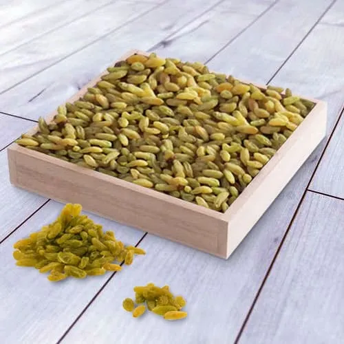 Shop for Raisins in a Wooden Tray