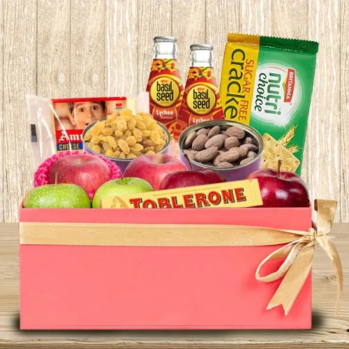 Send Fresh Fruits N Assortments Gift Box