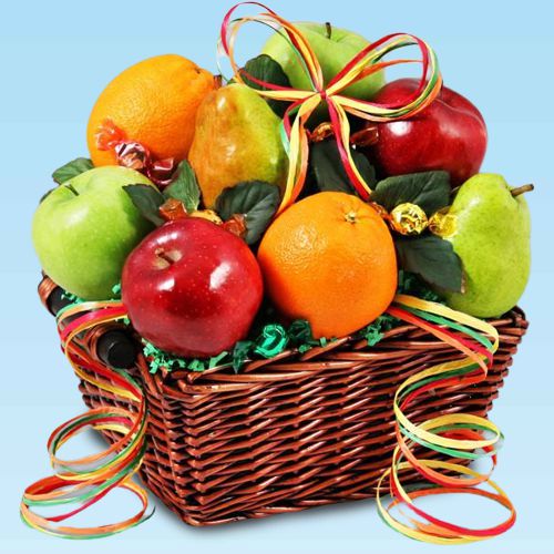 Delicious Seasonal Fruits Basket