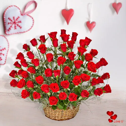 Send Dutch Roses Arrangement for Sweetheart