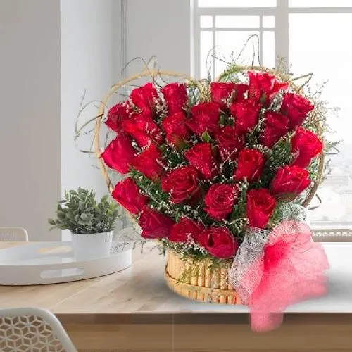 Order Red Roses Heart Shaped Arrangement