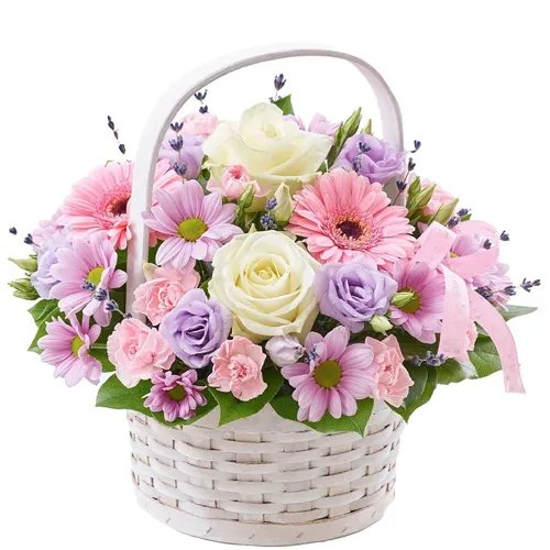 Deliver online Mixed Flowers Basket