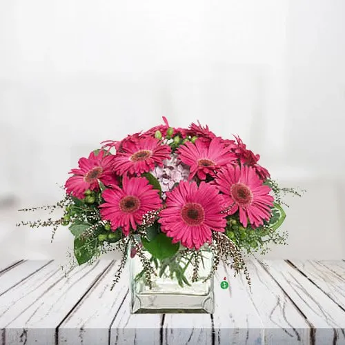 Online Bunch of Pink Gerberas