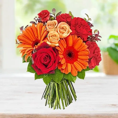 Buy Assorted Flowers Bunch Online