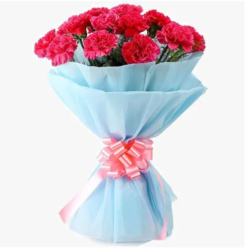 Send Online Pink Carnations Arrangement