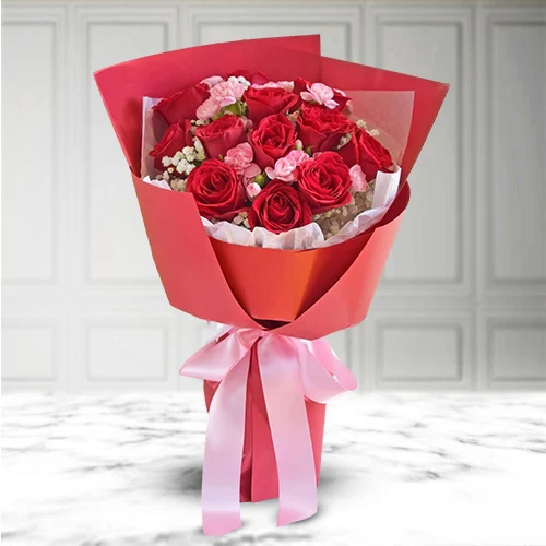 Everlasting Bouquet of Red Roses