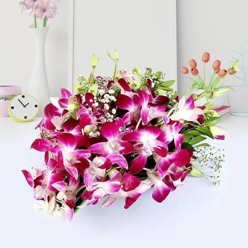Buy Radiant Purple Orchid Stems Bunch