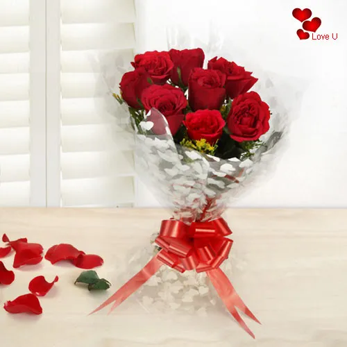 Send Online Bouquet of Red Roses