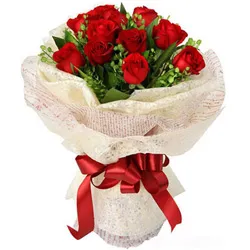 Sending Red Rose Bouquet