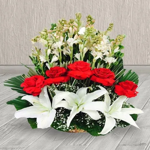 Deliver Arrangement of Mixed Flowers