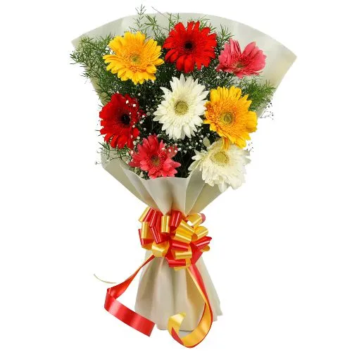 Send Online Bouquet of Fresh Gerberas