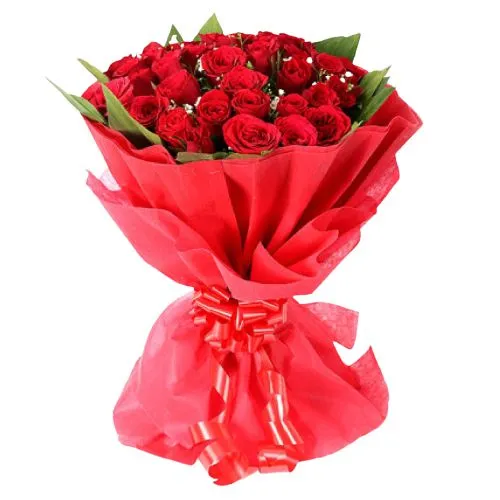 Send Online Bouquet of Red Roses