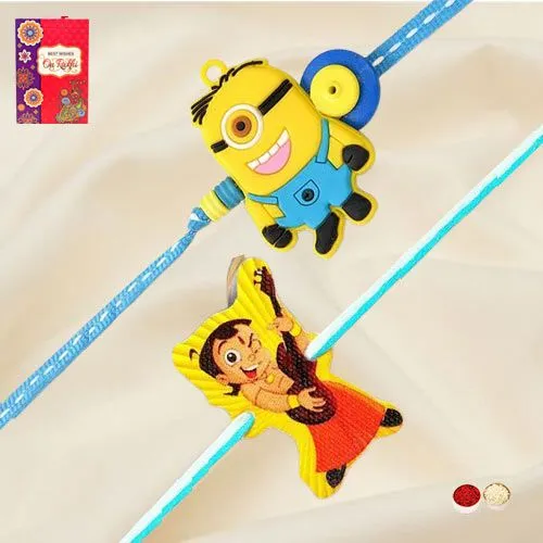 Amazing Chota Bheem and Minion Rakhi