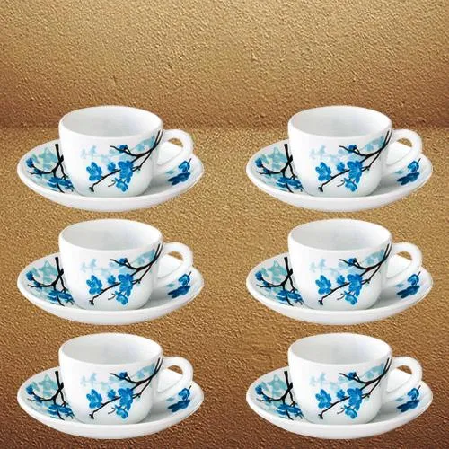Special Larah By Borosil 12pc Cup n Saucer Set