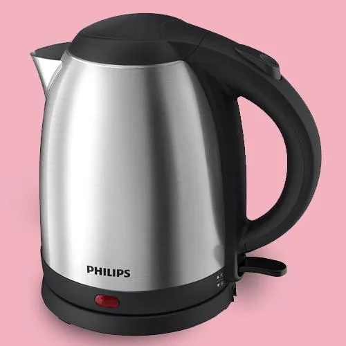 Classic Stainless Steel Electric Kettle from Philips