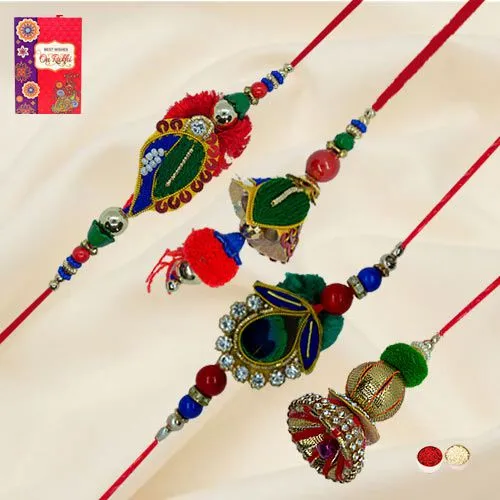 Marvelous Bhaiya Bhabhi Rakhi Set