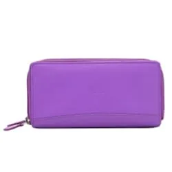 Send Purple Coloured Leather Ladies Wallet