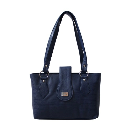 Navy Blue Rich Design Shoulder Bag for Ladies