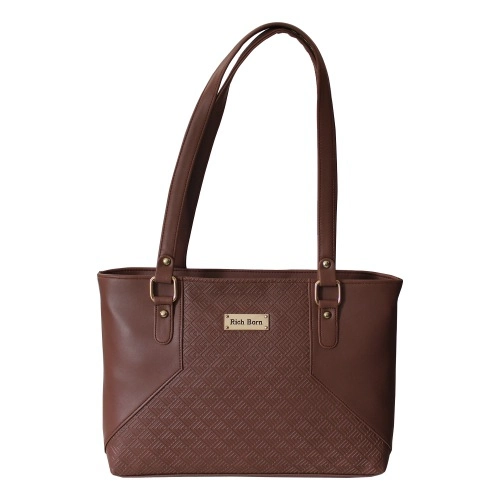 Double Zip Embossed Design Vanity Bag for Ladies