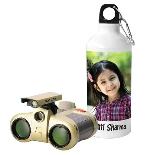 Exciting Personalized Photo Sipper with Binocular
