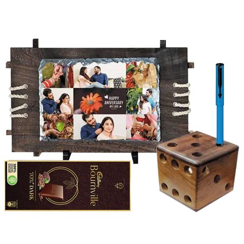 Mesmerizing Personalized Gift Combo for Dad