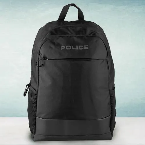 Exclusive Mens Black Bag-Pack from Police
