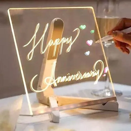 Unique 3D Acrylic Writing Pad Lamp Gift