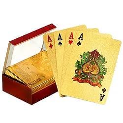 Buy Authentic and Certified Gold Plated Playing Cards