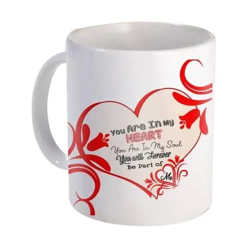 Exclusive White Coffee Mug with a Personalized Message