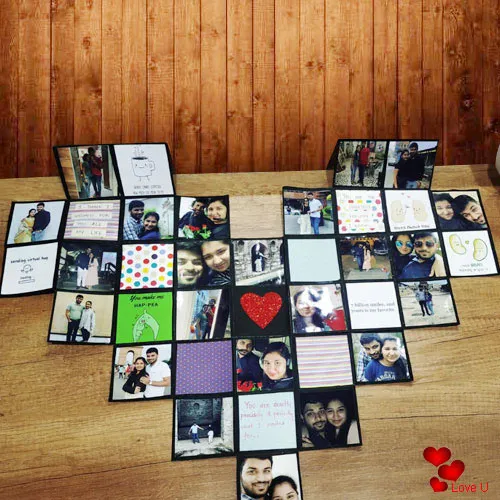 Amazing Personalized Heart Maze Card