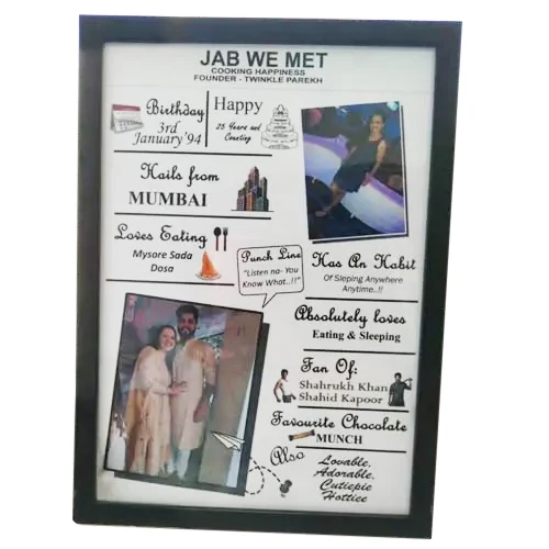 Remarkable All About Me Frame